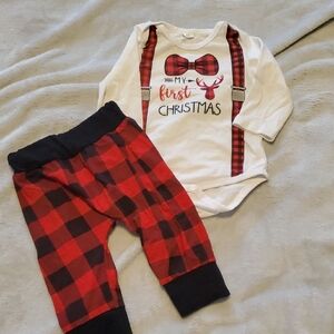 My First Christmas Outfit Set